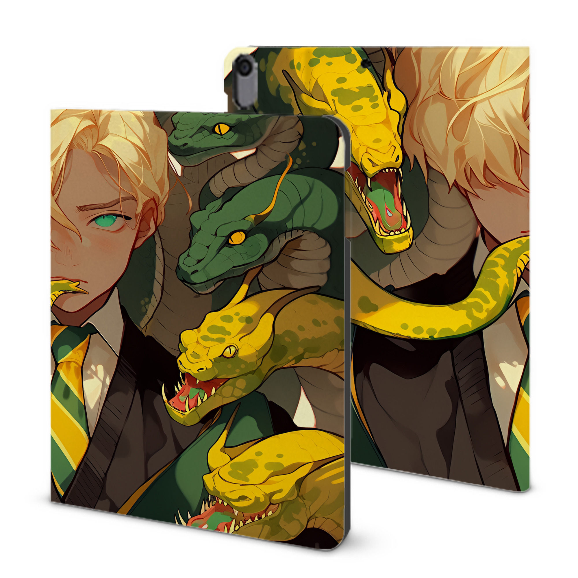 （画像用） Harry Potter ハリー・ポッターシリーズ IPad ケース ブック型 PUレザー TPU 耐衝撃 軽量 薄型 ペン収納なし 全面保護 IPad 各モデル対応